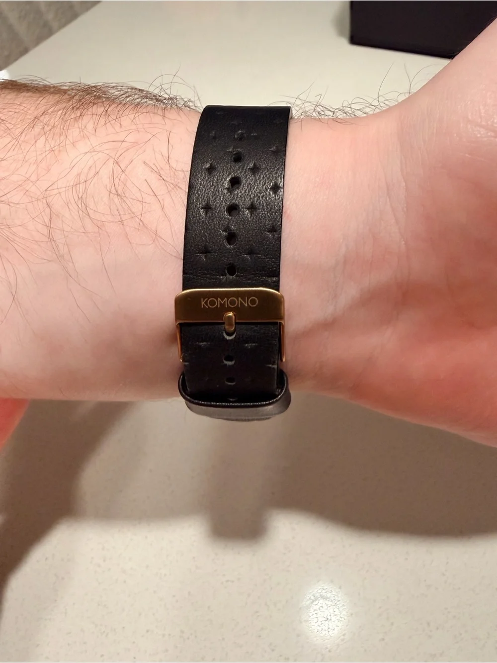 Komono wristwatch brushed